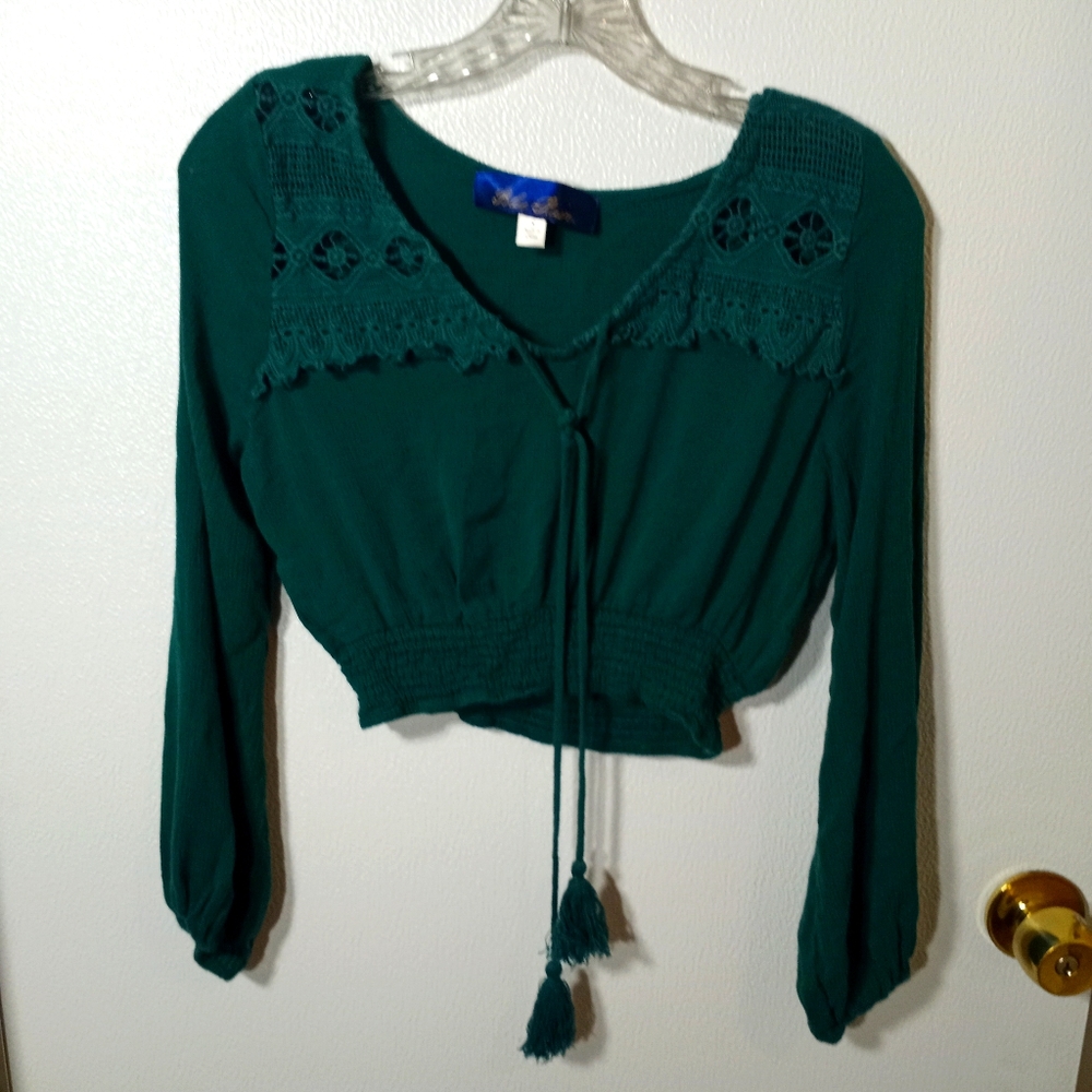 Blue rain Croptop